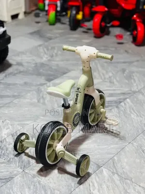 2-in-1 Luxury Balance Bike Tricycle