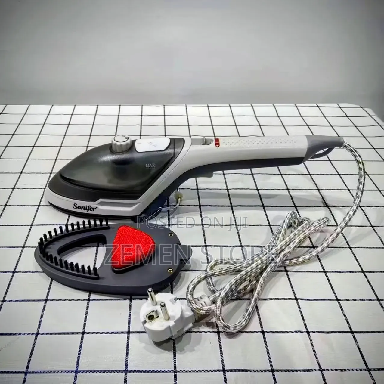 1000w 2-in-1 Handheld Garment Steamer Steam Brush – 15s Fast Heating