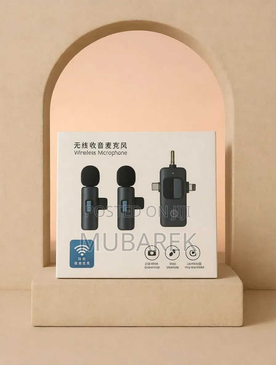 Wireless Lavalier Microphone for Clear Audio Recording