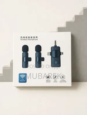 Dual Channel Wireless Mic for Phone Video Recording