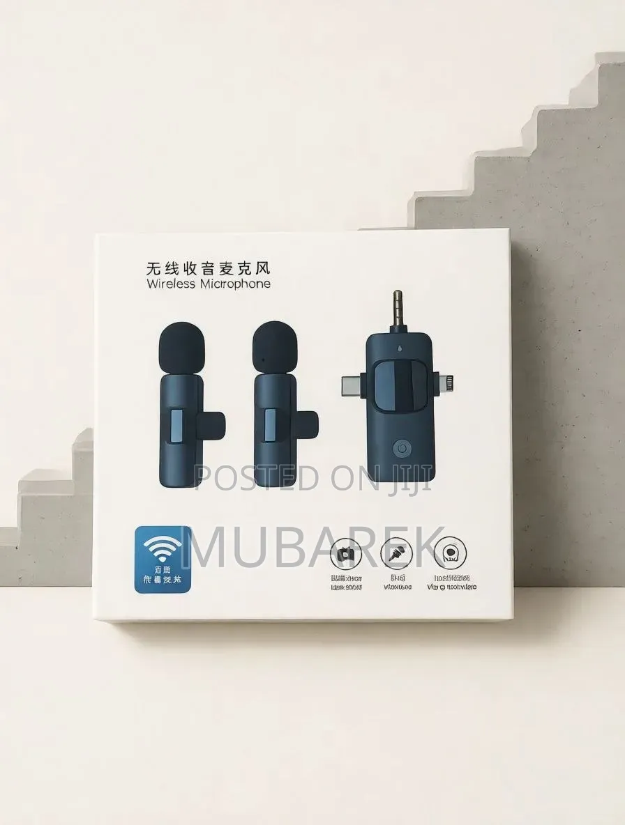 Dual Channel Wireless Mic for Phone Video Recording