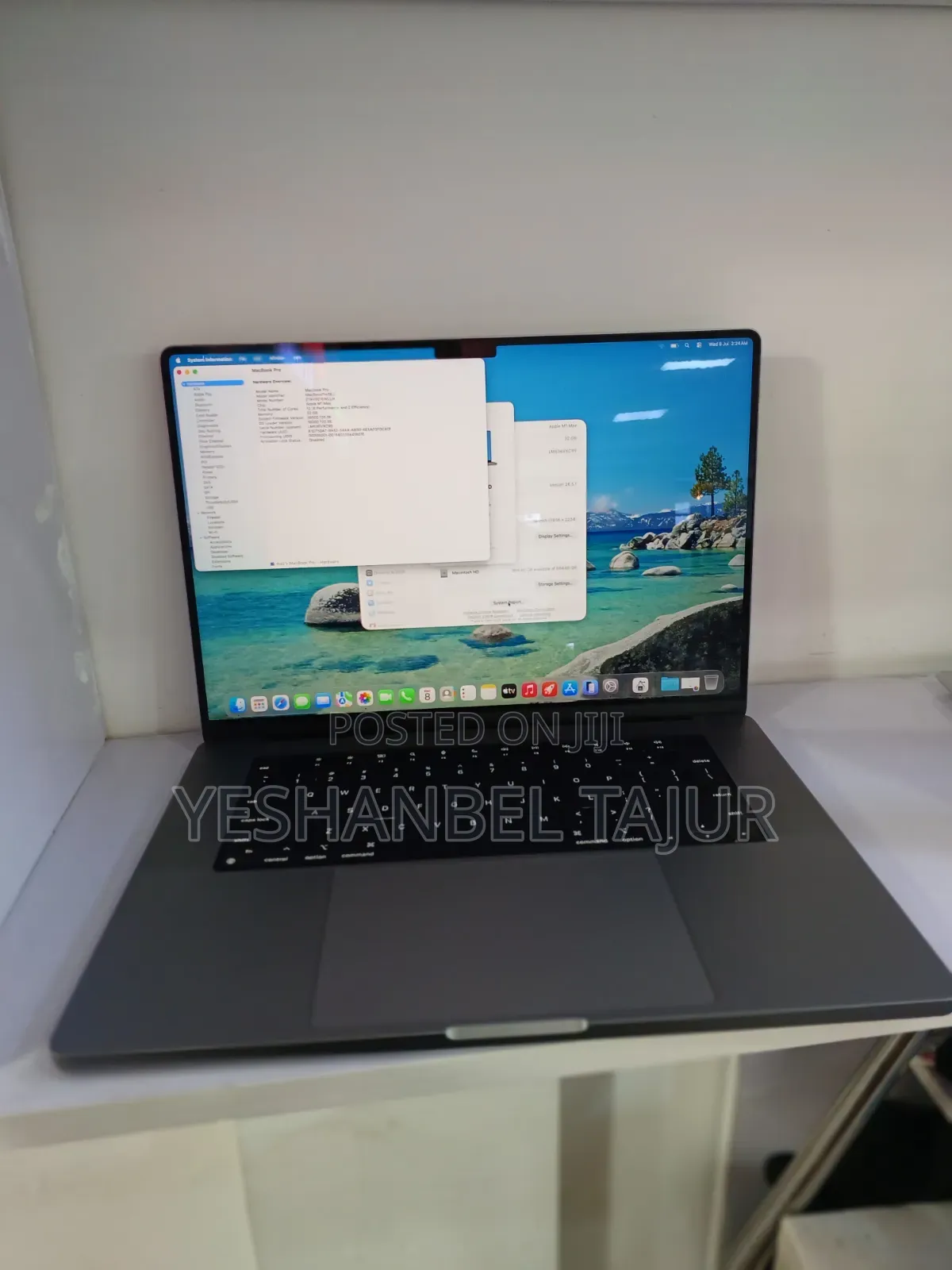 New Laptop Apple MacBook Pro 2021 M1 Max 32GB Apple M1 Max SSD 1T