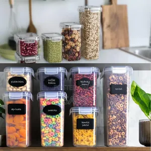 ከንፁህ አክሬሊክ የተሰሩ 7pcs Food Storage Containers