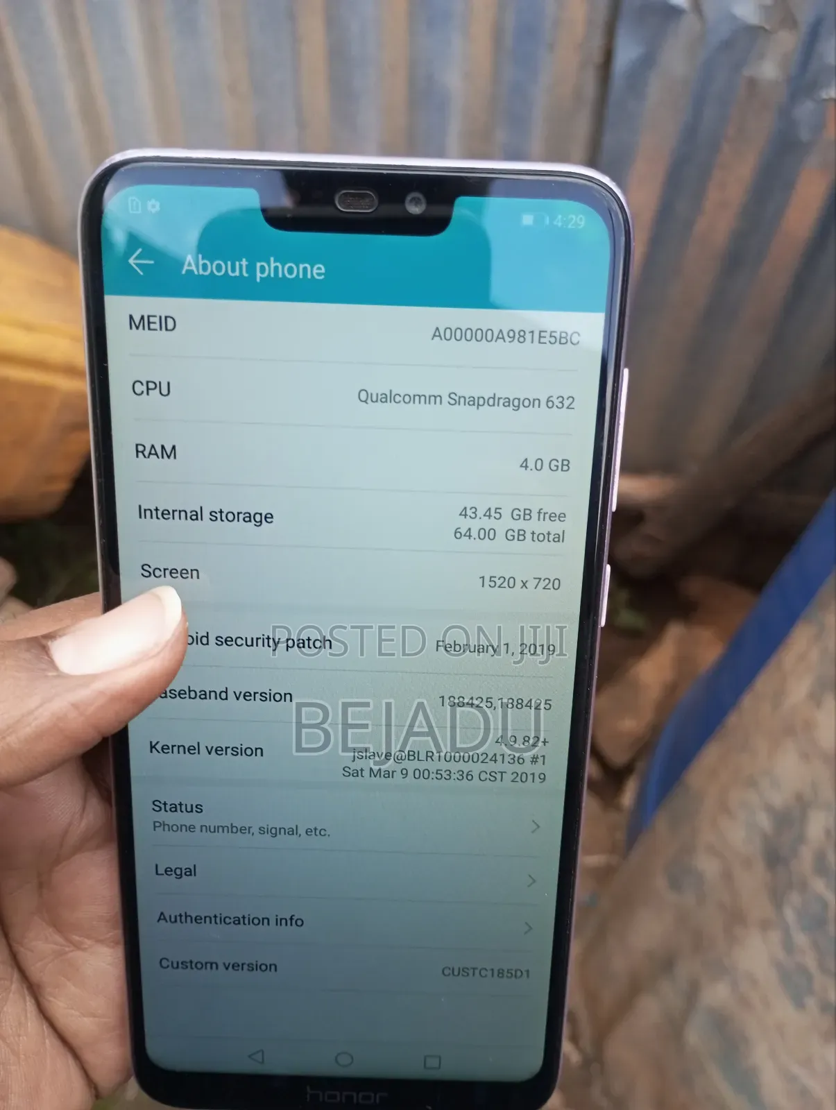 Honor 8C 64 GB Gold