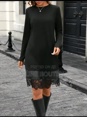 Sweater Dress Lace