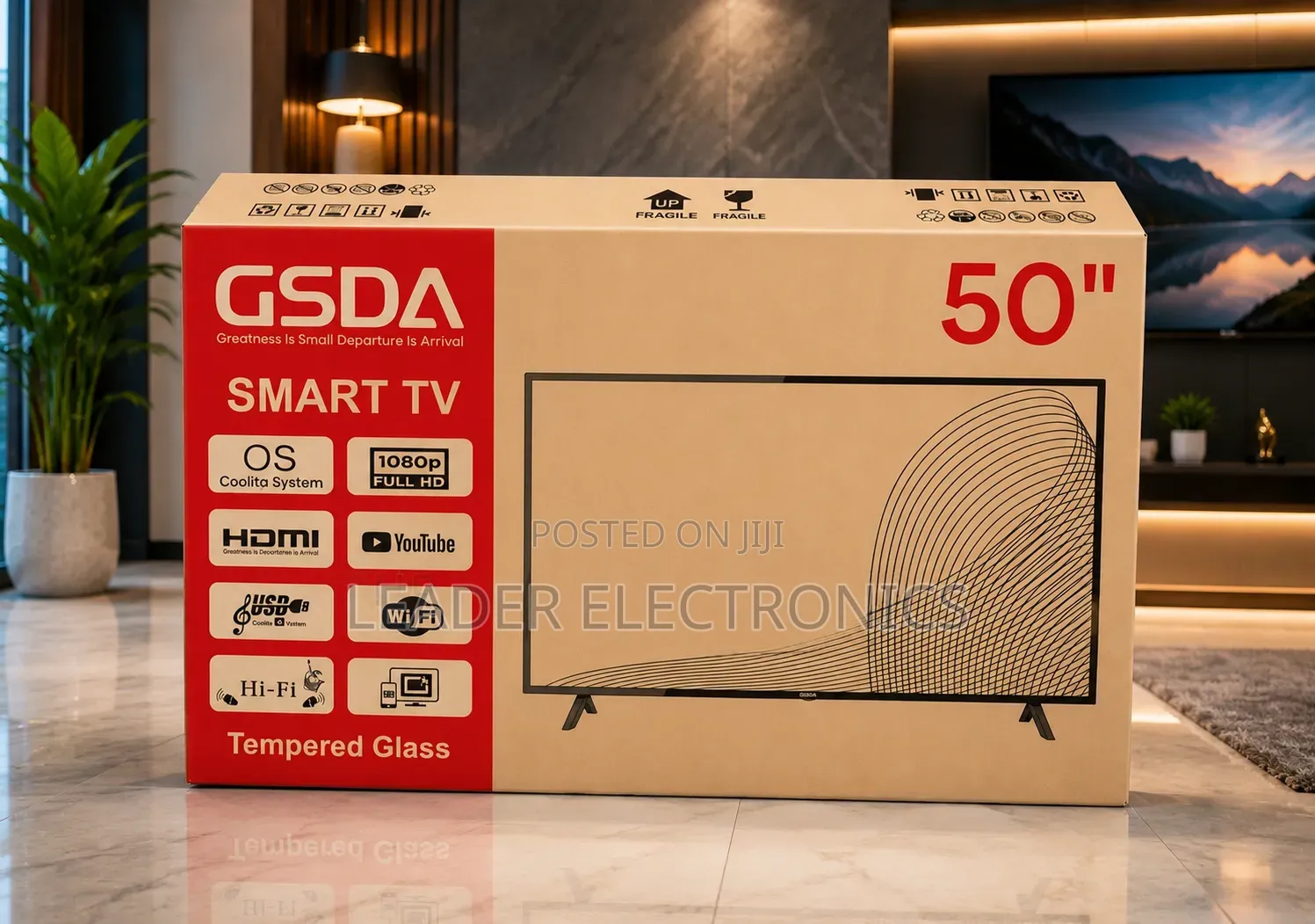 Gsda Tv 50" Smart Android Tv – Smart Entertainment for Every Home