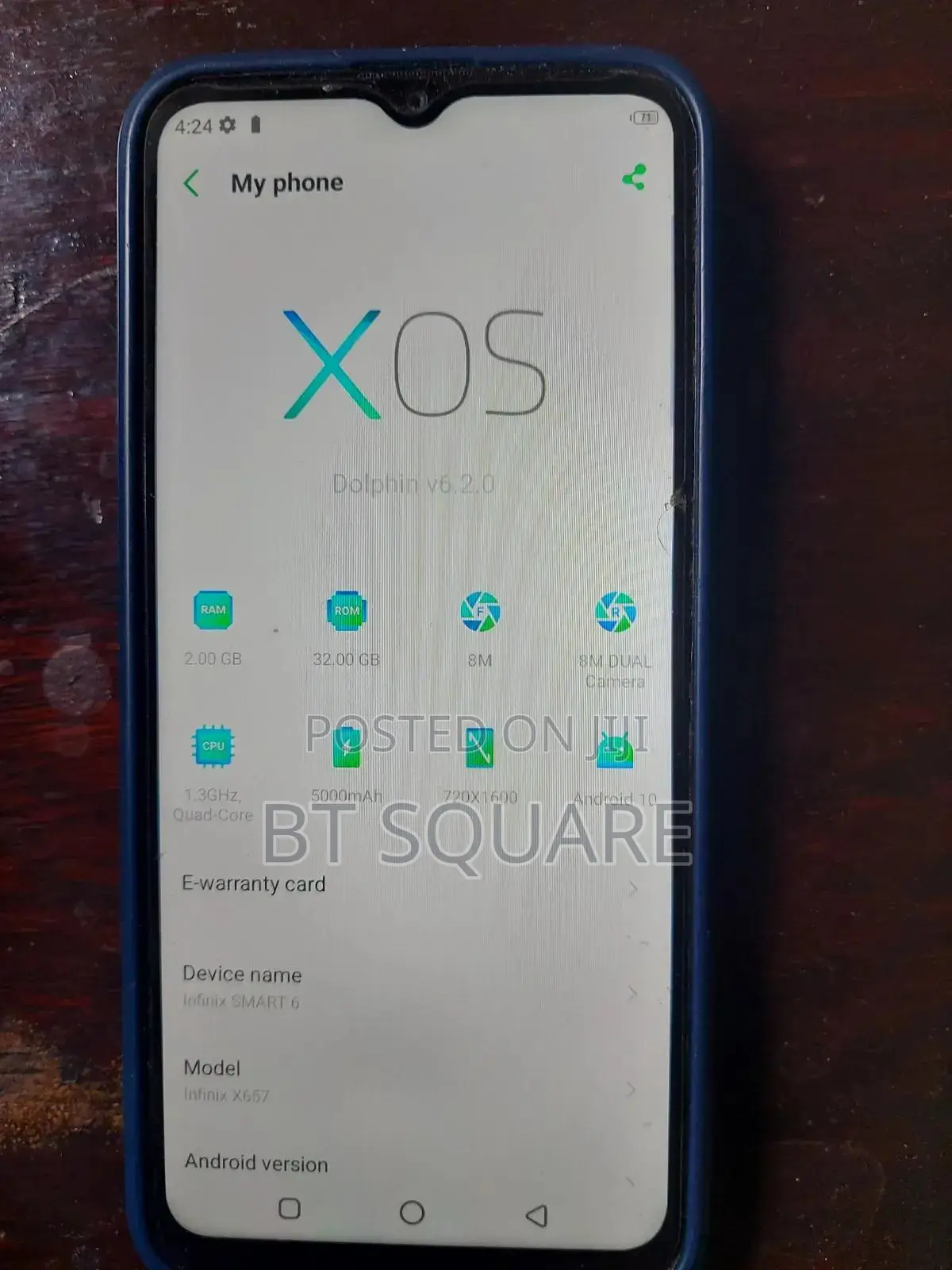 Infinix Smart 6 32 GB Blue