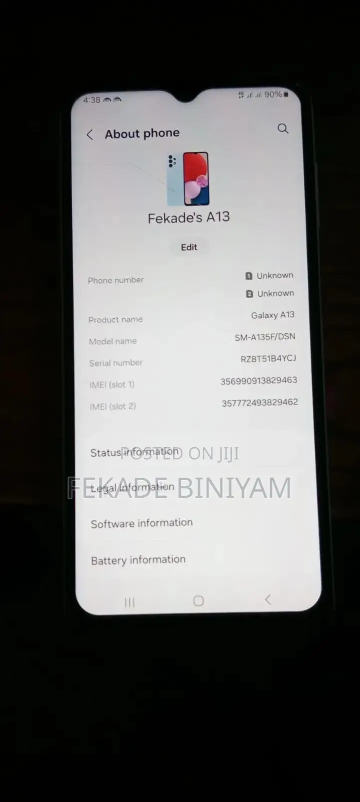 Samsung Galaxy A13 32 GB Blue