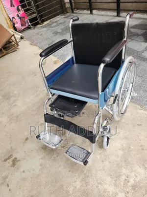 LHQ-Hq Stainless Steel Leather Folding Rehabilitation Wheelchair