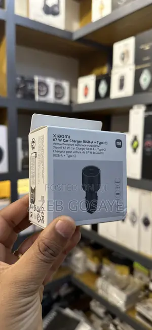 Xiaomi 67w Car Charger (Usb-a + Type-C)