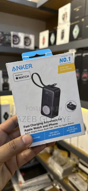 Anker Maggo Power Bank Apple Watch and iPhone