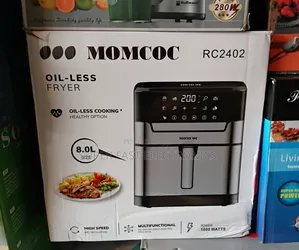 Momcoc 8.0l Oil-Less Air Fryer – 1000w High-Speed