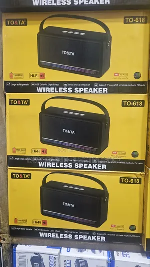 To Ta to-618 Portable Wireless Bluetooth Speaker With Solar Charging