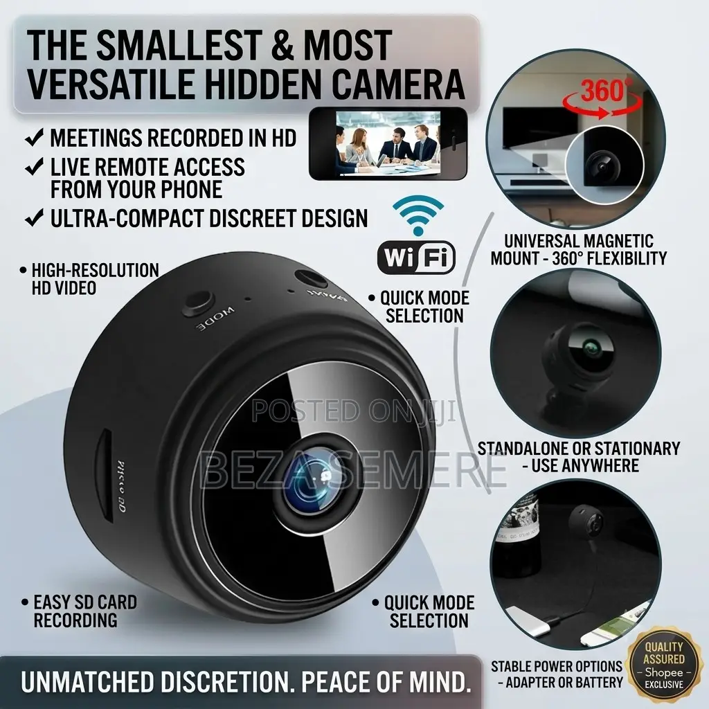 Hidden Mini Wifi Camera A9 Smart Wireless Home Protector CCTV Cam