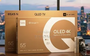 Syinix 55" Smart Google Qled Tv 2026 – Brilliant Colors, Smarter