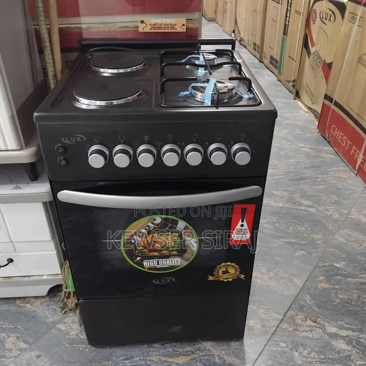 Lux Free Standing Ovne 60by 60cm