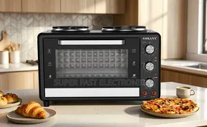 Sokany 35l Toaster Oven With Dual Top Hot Plates | 3200w High-Power