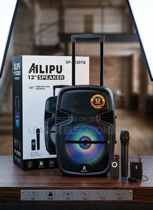 Ailipu 1.0 Speaker System 1200w – Powerful Sound With Wireless Microph