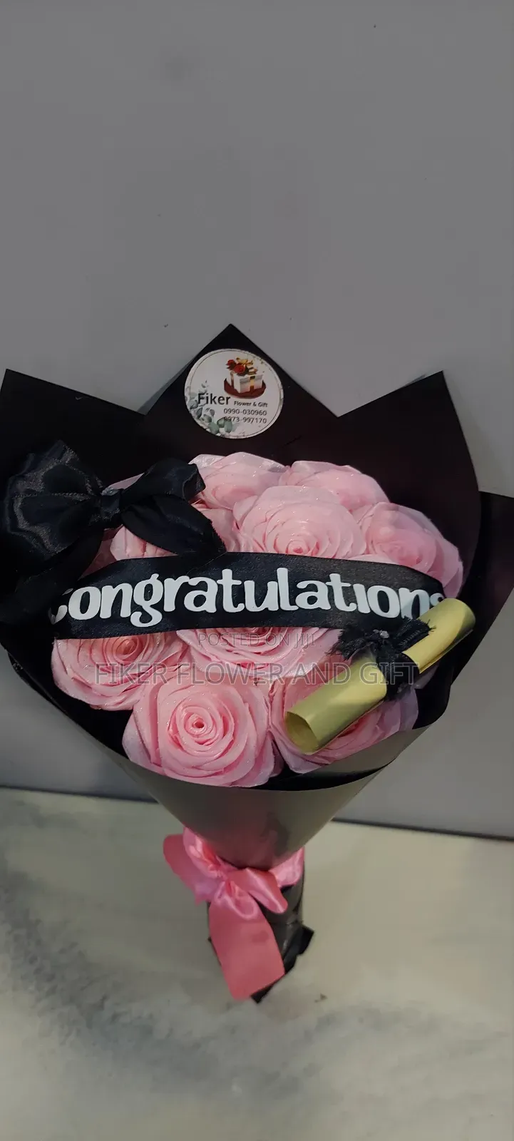 Graduation Flower Bouquet የምርቃት አበባ