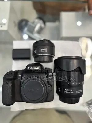 Canon 80d 18-135mm Usm + 50mm 1:8 STM Lens
