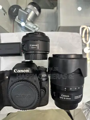 Canon 80d 18-135mm Usm + 50mm 1:8 STM Lens