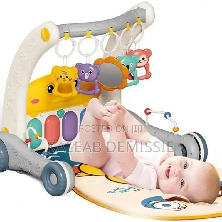 2-in-1 Piano Rack Baby Walker