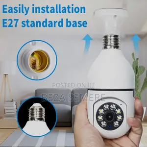 Smart PTZ Light Bulb Camera With Auto Tracking