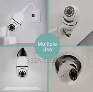 360-Degree Pan/Tilt Smart Bulb Security Camera