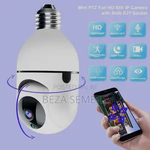1080p Panoramic Wireless Rotating Security Bulb