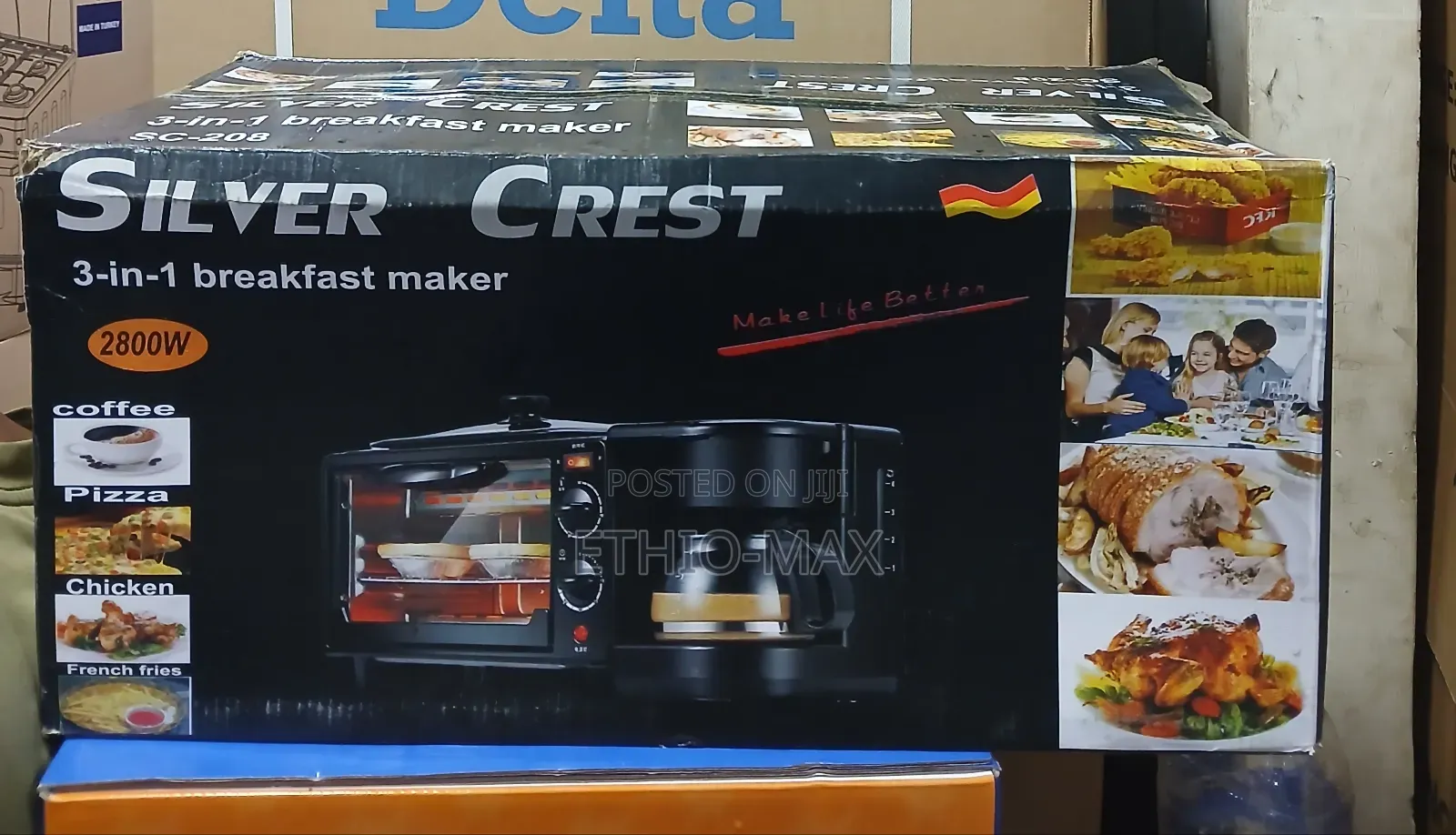 Silver Crest 3-in-1 Breakfast Maker – Complete Breakfast Station
