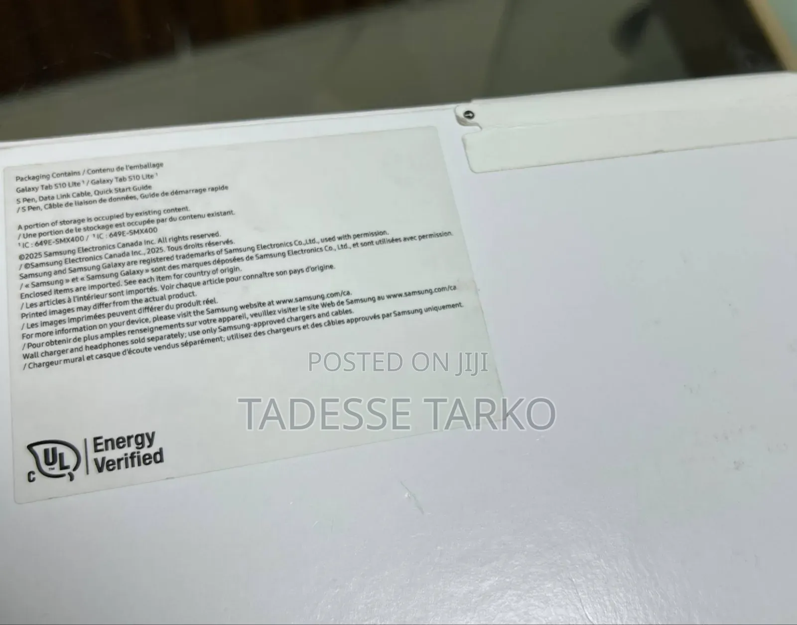 New Samsung Galaxy Tab S10 Lite 256 GB Gray