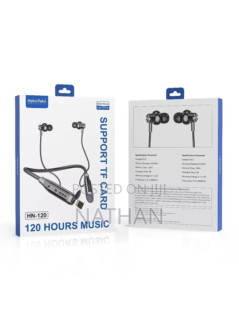 Haionteko Hn-121 Neckband Wireless Earphone