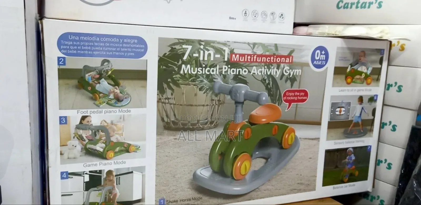 7-in-1 Multifunctional Musical Piano Activity Gym