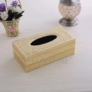 Best Looking Design Rectangular Leather Tissue Box Cover