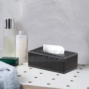 Best Looking Design Rectangular Leather Tissue Box Cover