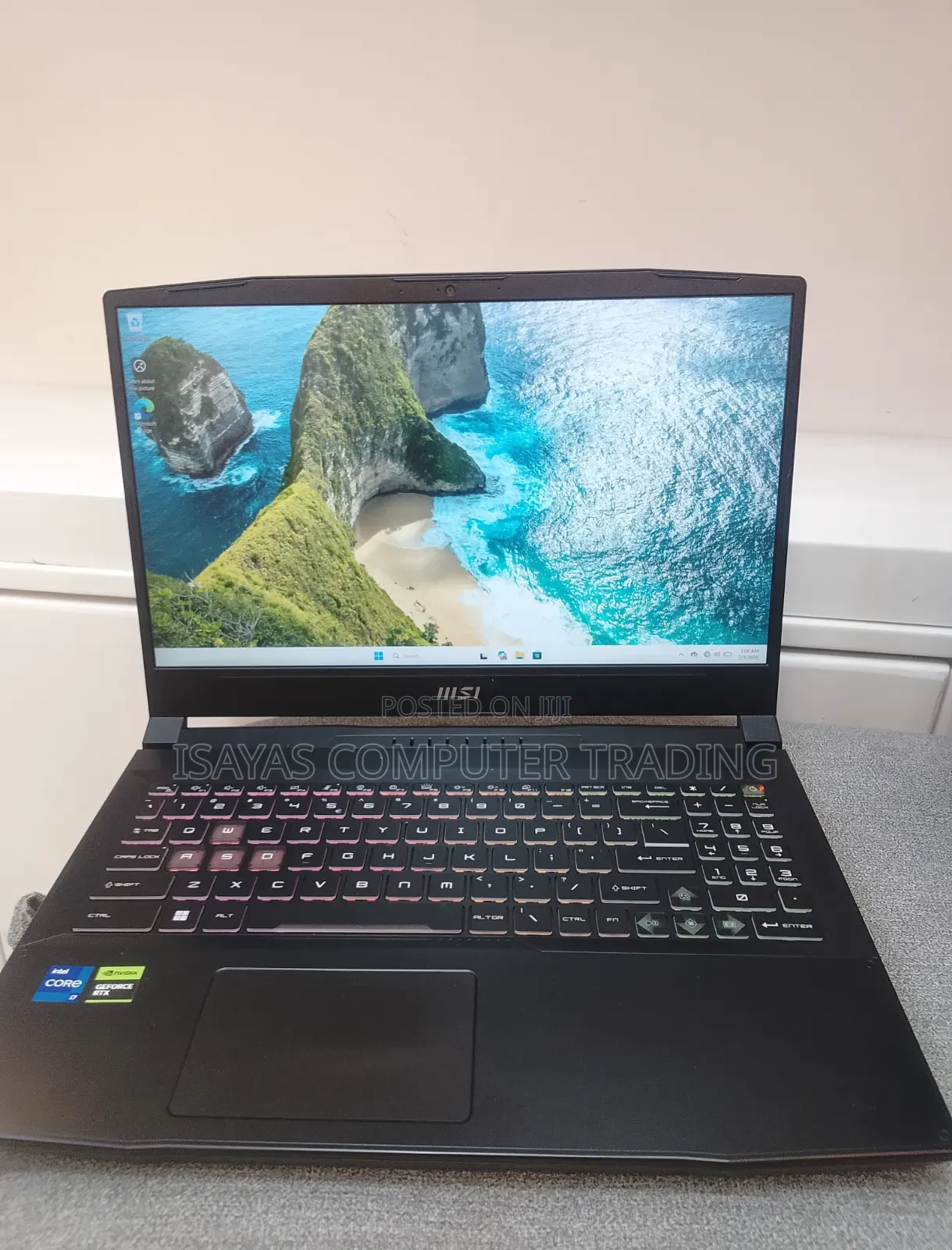 New Laptop MSI GF63 16GB Intel Core i7 SSD 1T