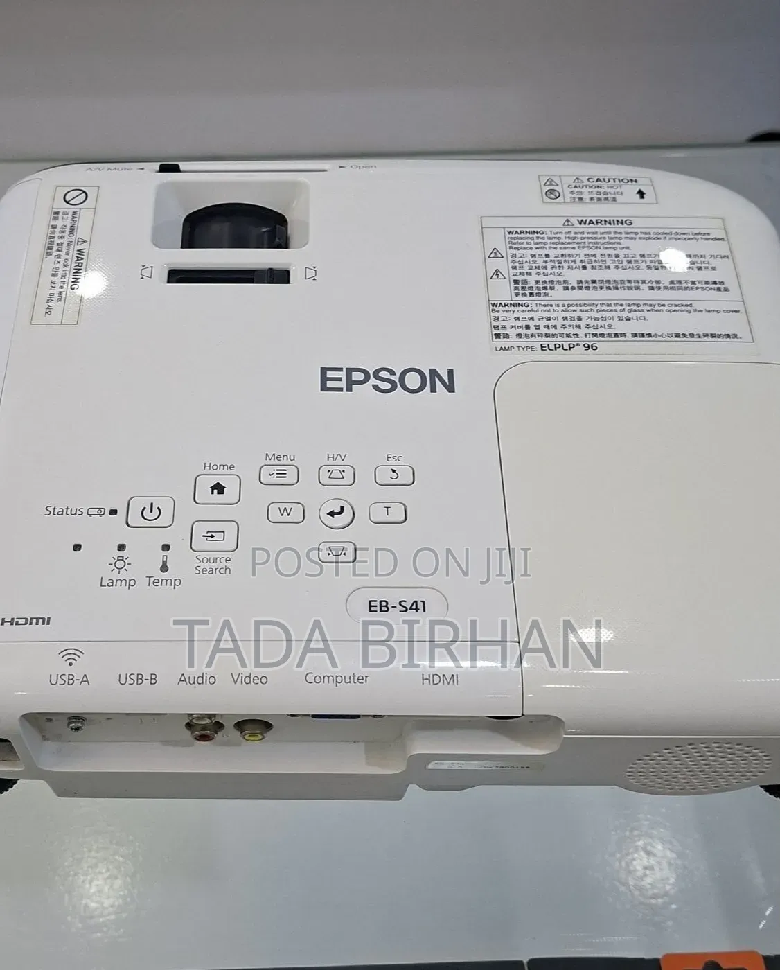 Epson Projector 
 
Model Name: Eb-S41
 