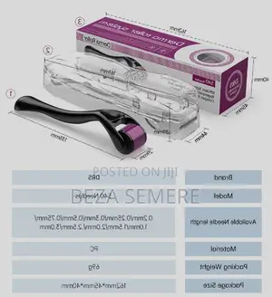 Micro-Needle Derma Roller High-Efficiency Foliage Beard Stimulator