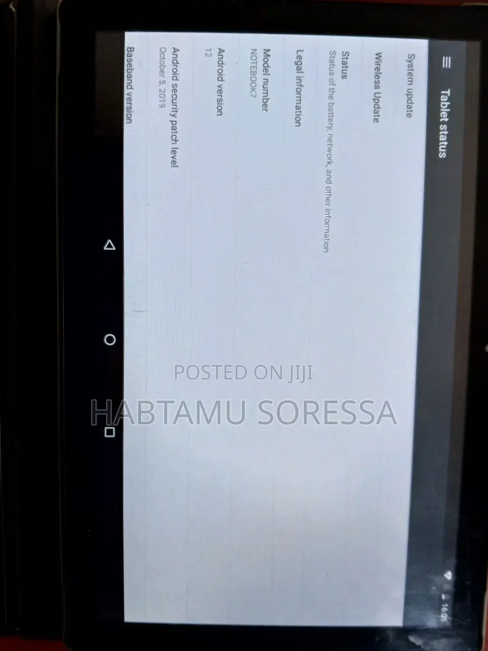 Idino Notebook 7 512 GB Black