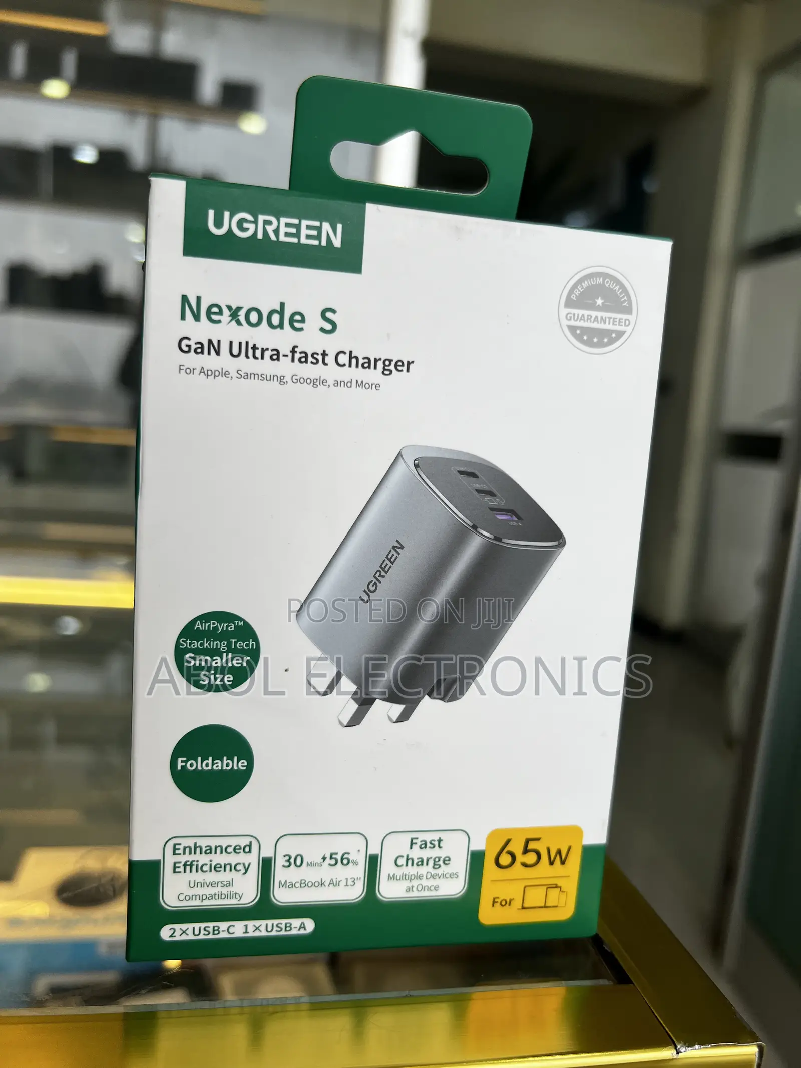 Ugreen Nexode S 65w 3-Port Gan Ultra-Fast Charger