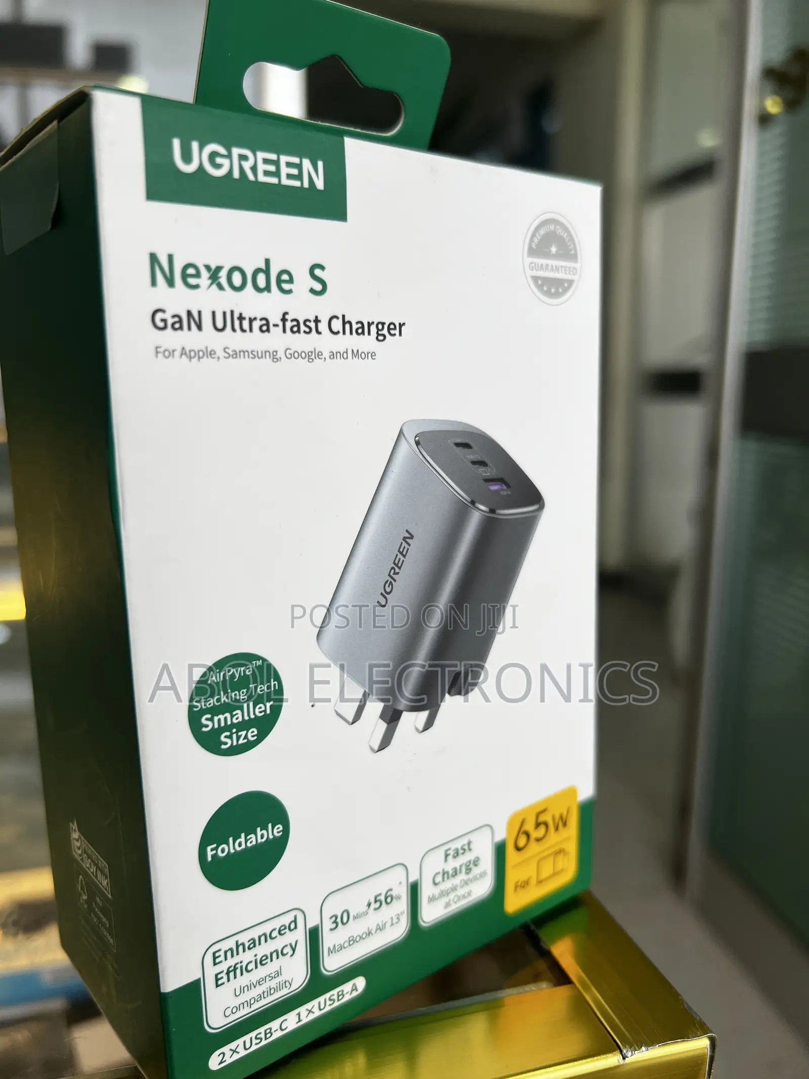 Ugreen Nexode S 65w 3-Port Gan Ultra-Fast Charger