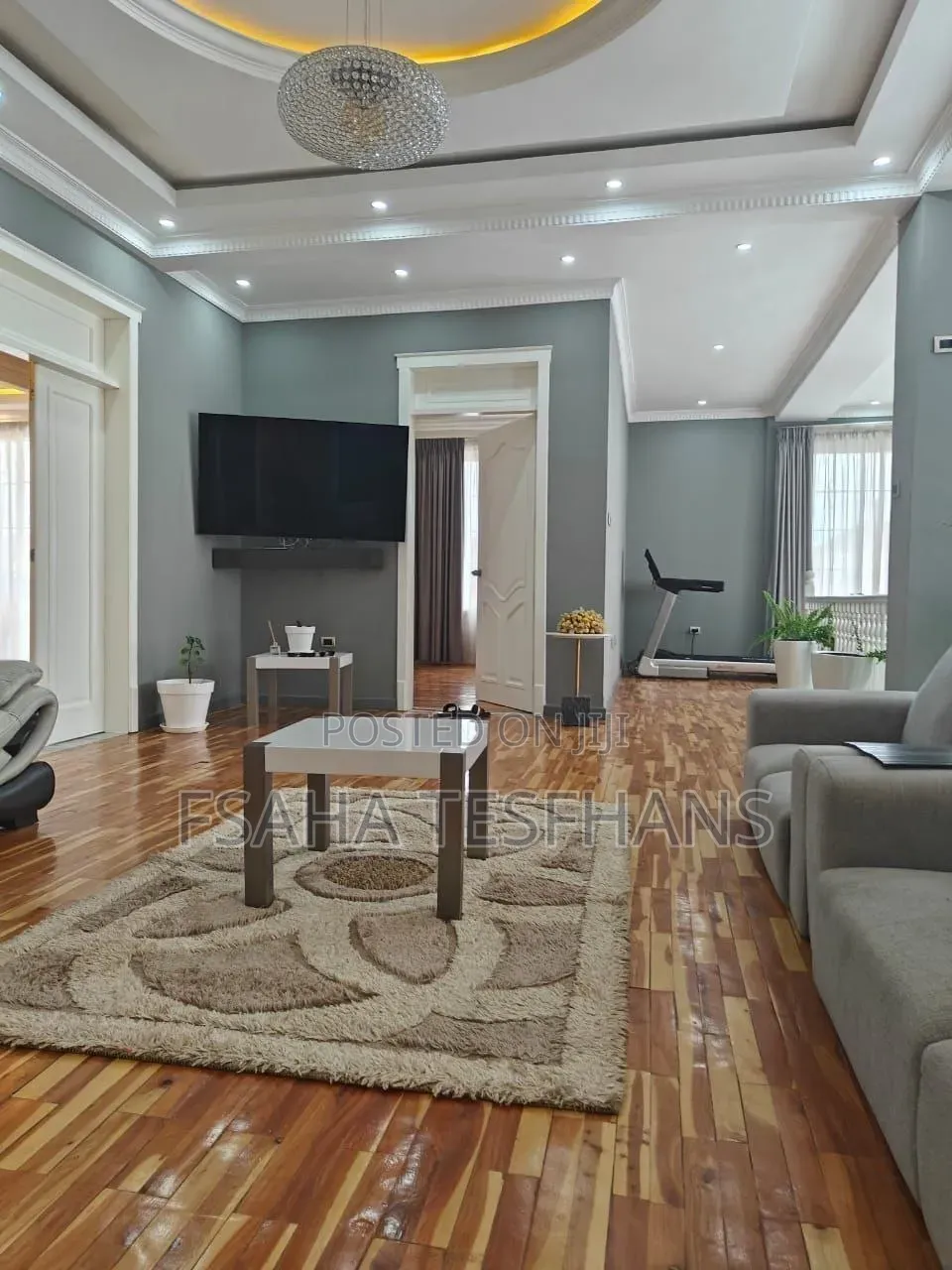 Furnished 5bdrm House in G+2, Bole for rent