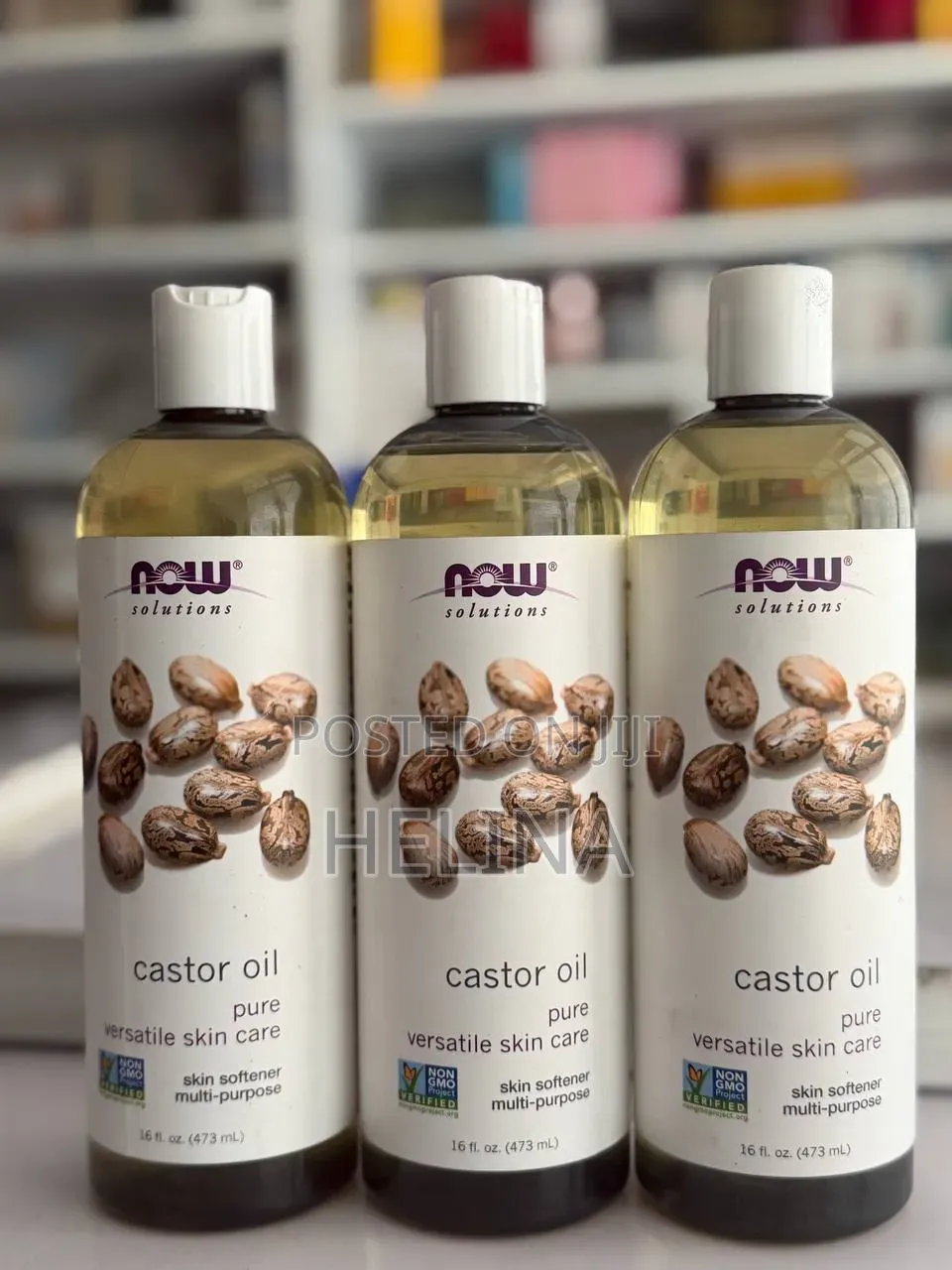 Now Solutions Castor Oil Pure Versatile Skin Care 473ml From Usa
