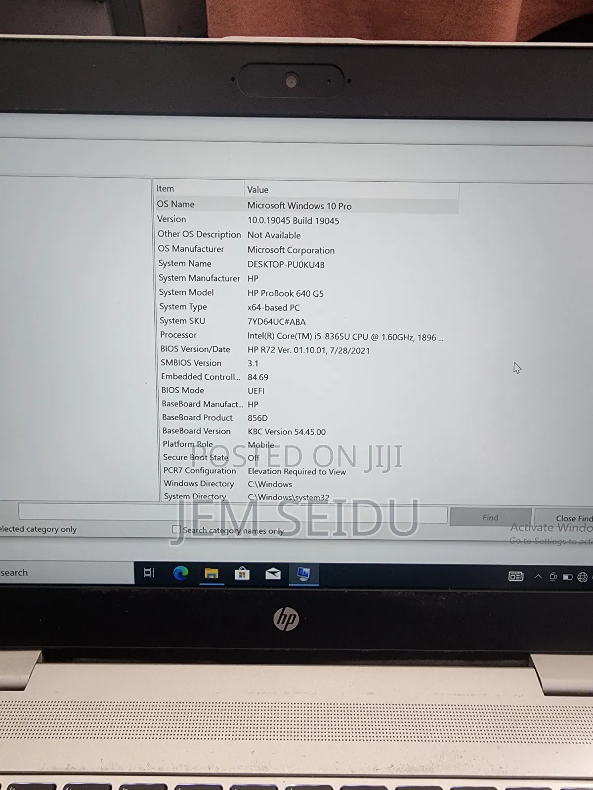 New Laptop HP ProBook 640 G5 8GB Intel Core i5 SSD 512GB