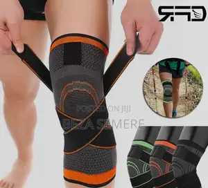 Non-slip Silicone Knee Support Brace – Dual Strap Meniscus Compression