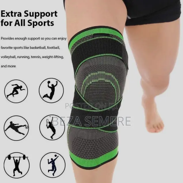Universal Fit Knee Stabilizer Belt Adjustable Crossstrap Support Guard