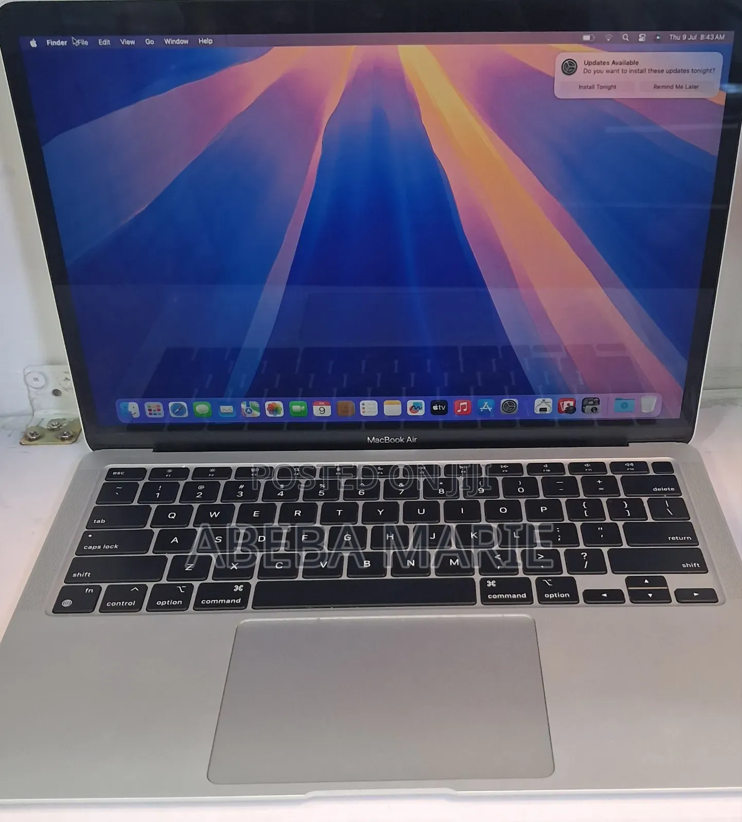 New Laptop Apple MacBook Air 2020 M1 8GB Apple M1 SSD 128GB