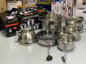 Zepter Cookware 6 in 1 Set Stainless 12 Pc