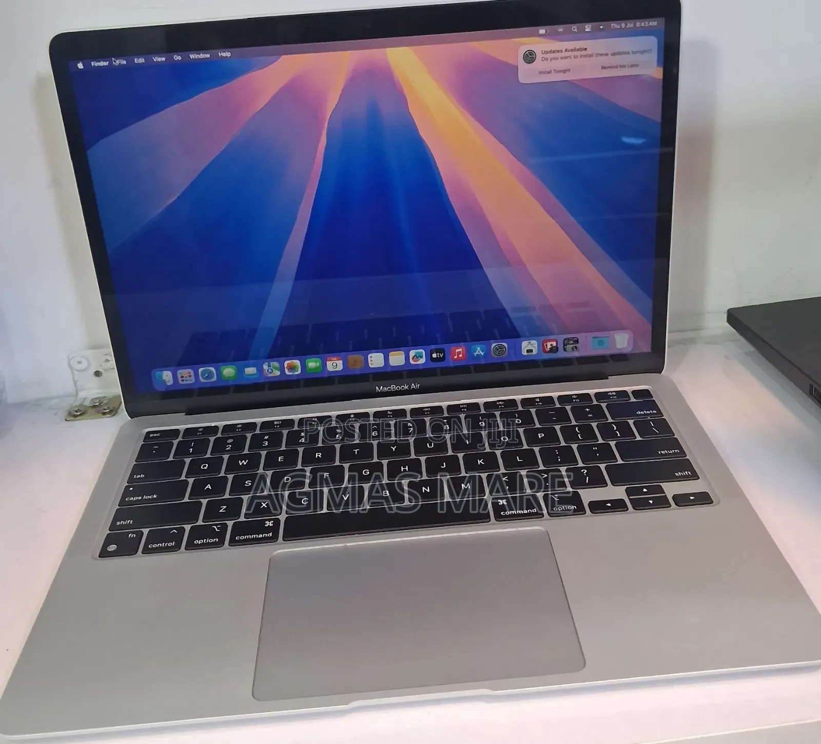 New Laptop Apple MacBook Air 2020 M1 8GB Apple M1 SSD 256GB