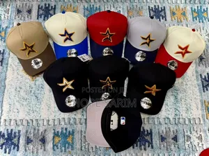 Embroidered Star Snapbacks:
